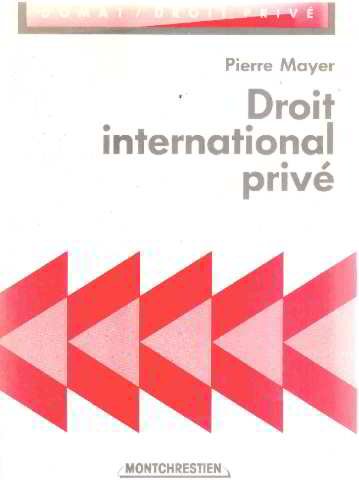 Beispielbild fr Droit international prive zum Verkauf von Ammareal