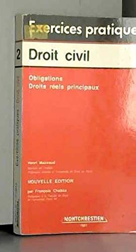 9782707604620: Exercices Dt Civil Tome 2
