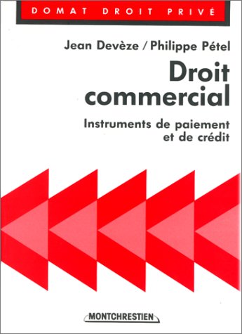 Imagen de archivo de droit commercial. effets de commerce a la venta por Gallix