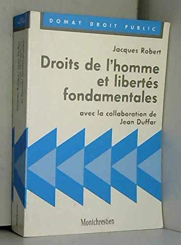Beispielbild fr Droits de l'homme et liberts fondamentales zum Verkauf von Chapitre.com : livres et presse ancienne