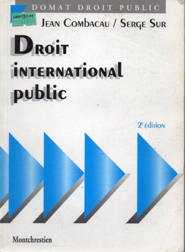 Stock image for Droit international public for sale by Ammareal