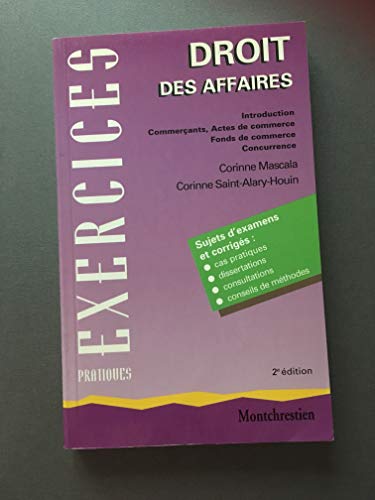 Stock image for Droit des affaires : Actes de commerce, commerants, fonds de commerce. Concurrence, 2e dition for sale by medimops