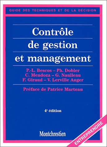 Beispielbild fr Contrle de gestion et management, 4e dition zum Verkauf von Ammareal