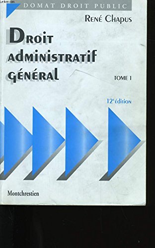 9782707610850: Droit administratif général (Domat droit public) (French Edition)