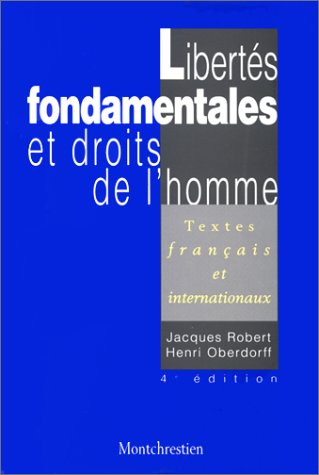 Beispielbild fr Liberts fondamentales et droits de l'homme zum Verkauf von Chapitre.com : livres et presse ancienne
