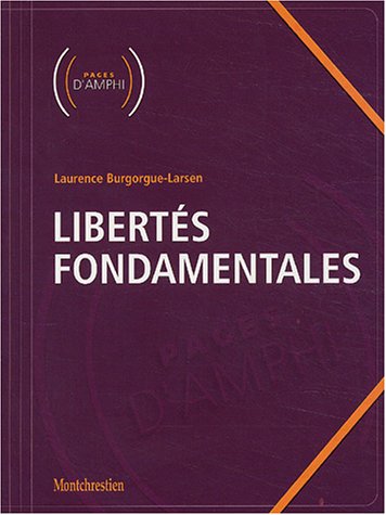 Stock image for Liberts fondamentales for sale by Ammareal