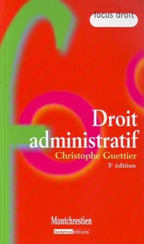 Stock image for Droit administratif for sale by Chapitre.com : livres et presse ancienne