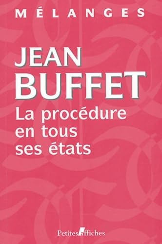 Stock image for Jean Buffet : La procdure en tous ses tats for sale by Revaluation Books