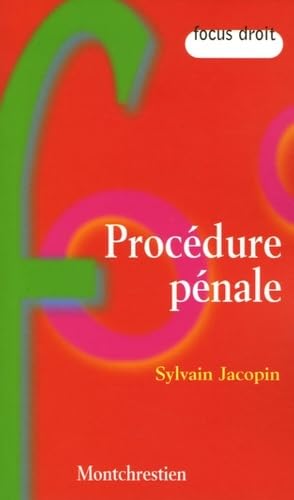Stock image for Procdure pnale for sale by Revaluation Books