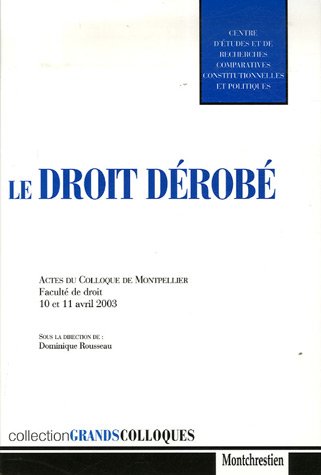 Stock image for Le droit drob for sale by Chapitre.com : livres et presse ancienne