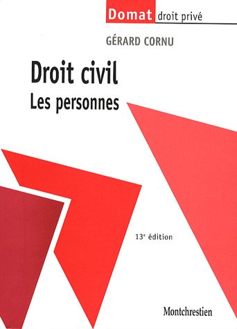 Stock image for droit civil. les personnes - 13 me  dition for sale by WorldofBooks