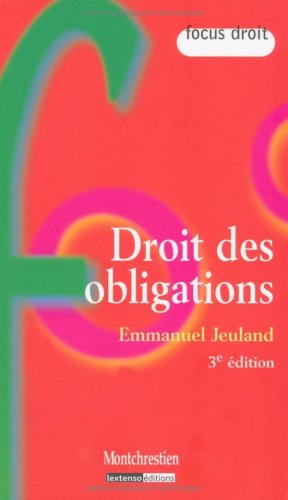 Stock image for Droit des obligations for sale by Ammareal