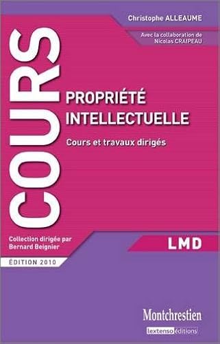 Stock image for Proprit intellectuelle for sale by Chapitre.com : livres et presse ancienne