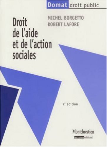 9782707616289: Droit de l'aide et de l'action sociales (French Edition)