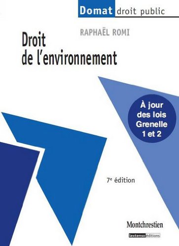 Beispielbild fr Droit de l'environnement zum Verkauf von Ammareal