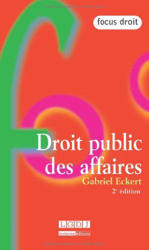 Stock image for Droit public des affaires for sale by Ammareal