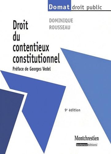 Beispielbild fr Droit du contentieux constitutionnel zum Verkauf von Ammareal