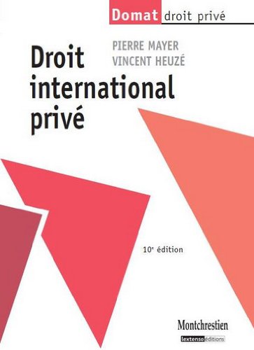 Stock image for Droit international priv for sale by Ammareal