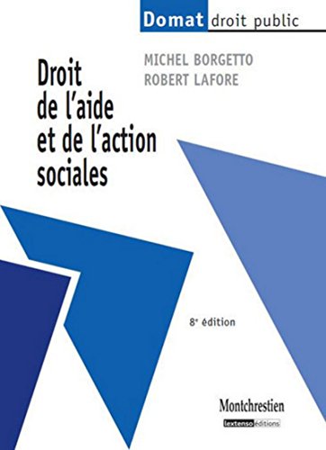 Stock image for Droit de l'aide et de l'action sociales, 8me dition for sale by Ammareal