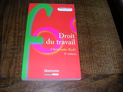 Stock image for Droit du travail for sale by Ammareal