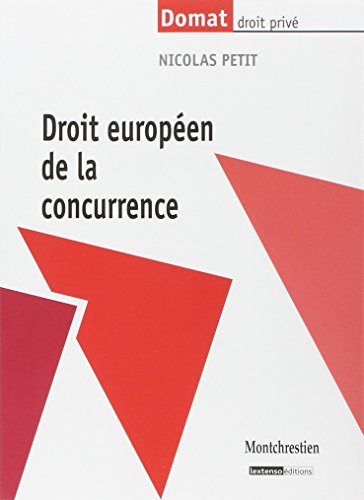 9782707617682: DROIT EUROPEN DE LA CONCURRENCE: PRIX DU LIVRE JURIDIQUE 2013