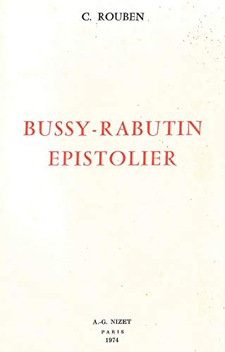 Beispielbild fr Bussy-Rabutin Epistolier (French Edition) zum Verkauf von Gallix