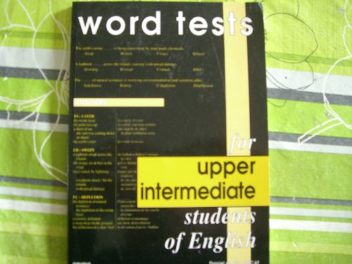 Imagen de archivo de Word tests - for upper intermediate students of English a la venta por Bahamut Media