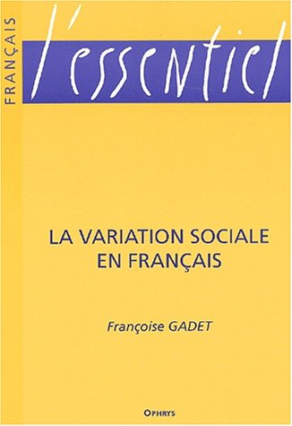 9782708010482: La variation sociale en français