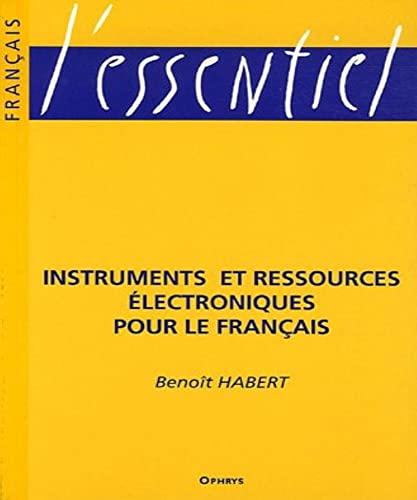 Beispielbild fr Instruments et ressources lectroniques pour le franais zum Verkauf von medimops