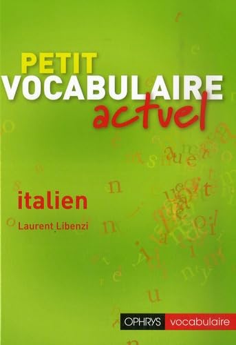 Stock image for Petit vocabulaire actuel - italien for sale by Ammareal