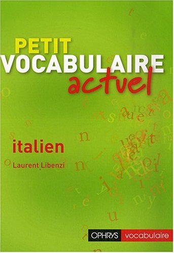 9782708011700: Petit vocabulaire actuel - italien