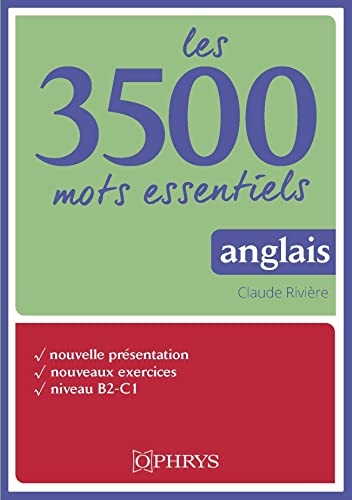 Beispielbild fr Les 3500 mots essentiels   anglais [Broch] Rivire, Claude et Bouscaren, Christian zum Verkauf von BIBLIO-NET