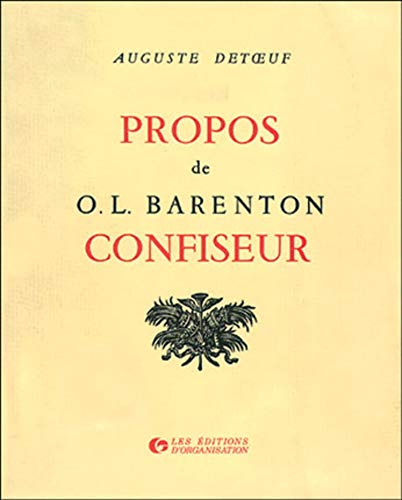 9782708107700: Propos de O.L. Barenton, confiseur