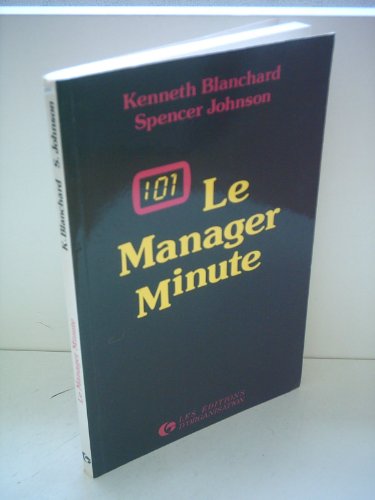 Imagen de archivo de Le manager minute a la venta por Ammareal