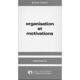 Beispielbild fr Organisation et motivations zum Verkauf von BURISBOOKS