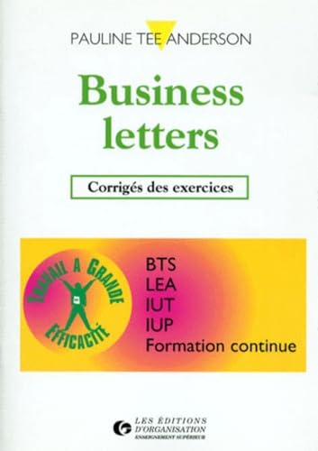 Stock image for Business Letters. Corrigs des exercices for sale by Ammareal