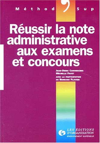 Beispielbild fr Russir La Note Administrative Aux Examens Et Concours zum Verkauf von RECYCLIVRE