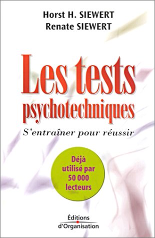 Stock image for Les Tests psychotechniques : S'entraner pour russir for sale by Dmons et Merveilles