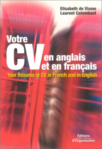 Imagen de archivo de Votre CV en anglais et en français a la venta por Bank of Books