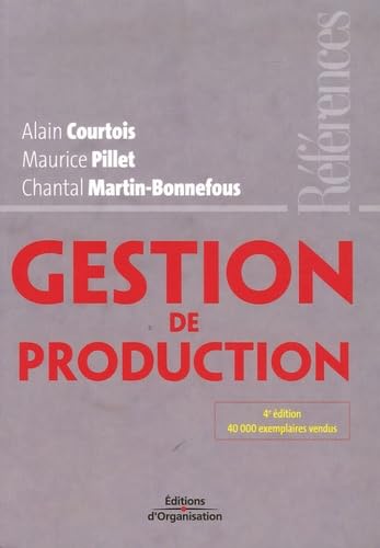 Stock image for Gestion de production for sale by Ammareal