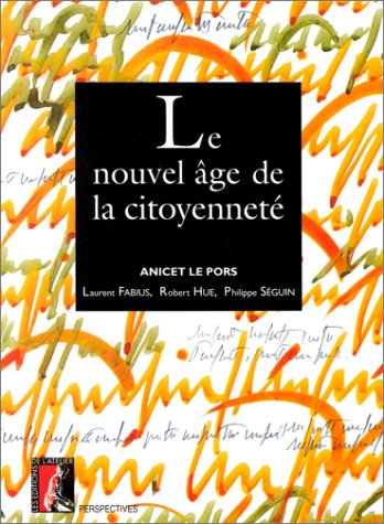 Stock image for Le Nouvel ge de la citoyennet for sale by Ammareal