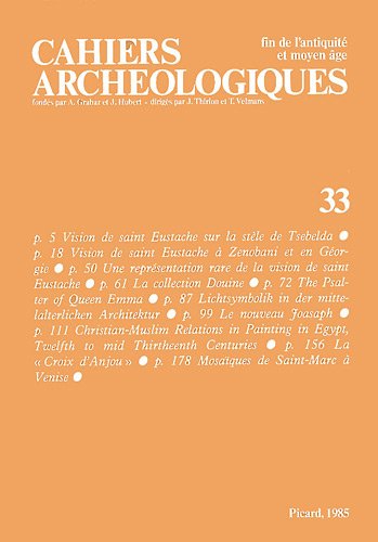 Stock image for Cahiers archologiques. Fin de l'Antiquit et Moyen Age. Numro 33. for sale by Gallix