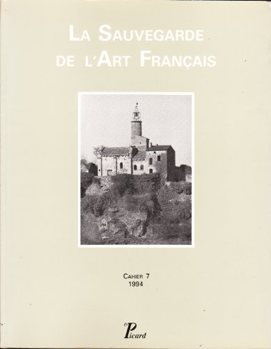 9782708404649: Cahiers de la Sauvegarde de l'Art Franais. N 07.