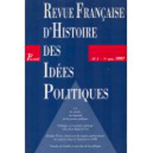 Imagen de archivo de Revue franaise d'histoire des ides politiques, numro 5 a la venta por medimops