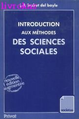 9782708976016: Introduction aux methodes des sciences sociales 112497 (Scihom)