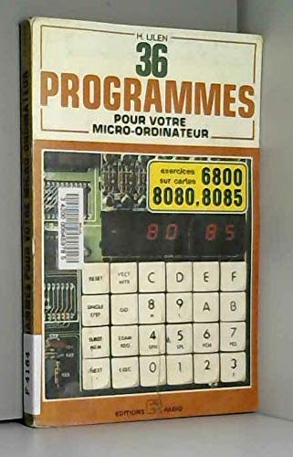 Imagen de archivo de 36 programmes pour votre micro-ordinateur. a la venta por Loc Simon