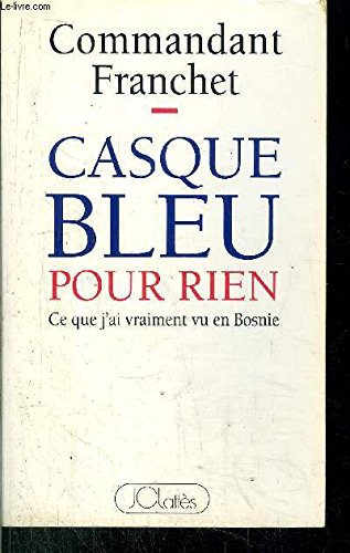 CASQUE BLEU POUR RIEN