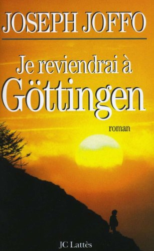 Stock image for Je reviendrai  Gttingen for sale by Librairie Th  la page