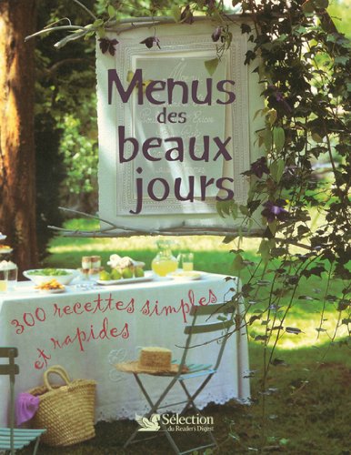 Stock image for Menus des beaux jours for sale by Ammareal