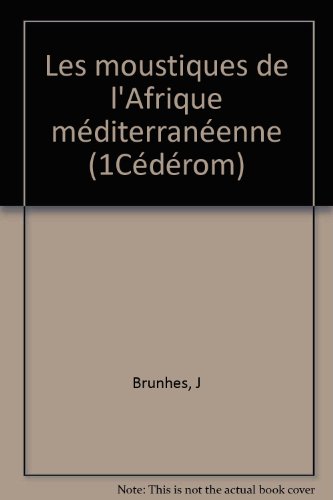 9782709914468: LES MOUSTIQUES DE L'AFRIQUE MEDITERRENEENNE